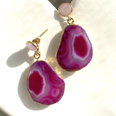 Earring "Purple Mariposa"