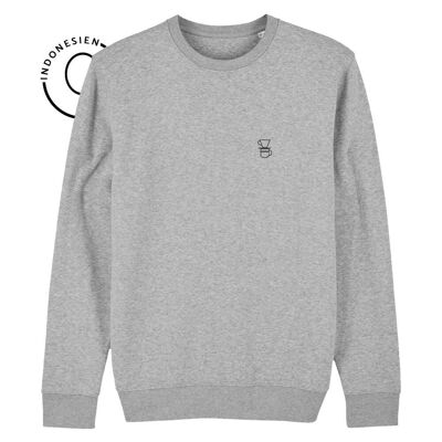Handfilter | Nachhaltiges Sweatshirt | Männer - grau