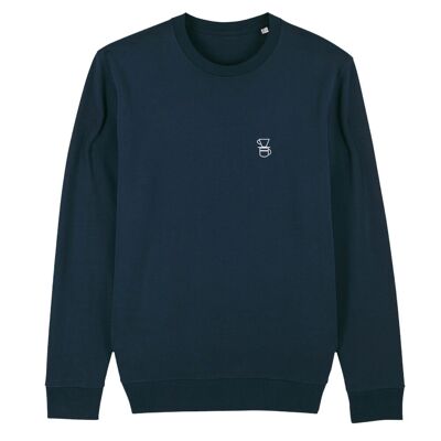 Handfilter | Nachhaltiges Sweatshirt | Männer - dunkelblau