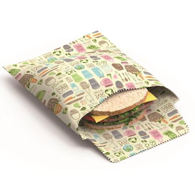 Sandwich & Snack bag set of 2 zero waste