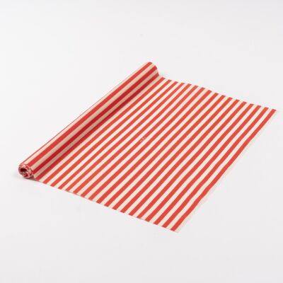 Beeswax roll Stripes red