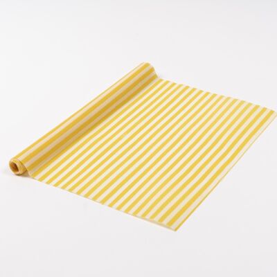 Yellow beeswax roll stripe