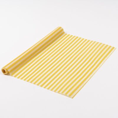 Yellow beeswax roll stripe