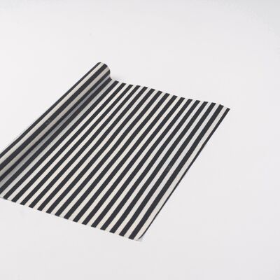 Beeswax roll stripes black