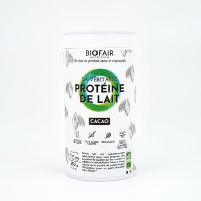 Protéine petit lait bio - Cacao 350g