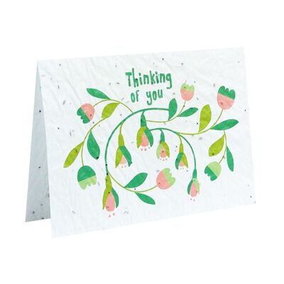 Crecer tarjeta - Pensando en ti