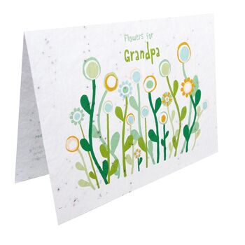 Grow card - Fleurs pour grand-père 1