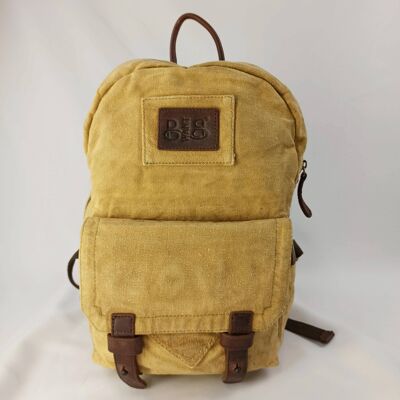Backpack Multipockets Laptop BackPack Side Zip front pocket Tent Railway - with Lining