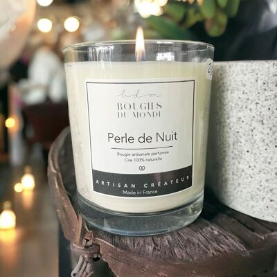 Perle de Nuit - Bougie végétale parfumée - Verre 200ml