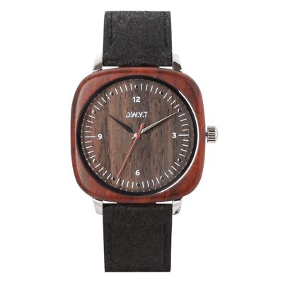 Montre homme RED SQUARE ananas (vegan)