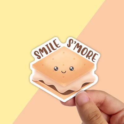 S'more, Waterproof Vinyl Sticker, Food Stickers, Stationery,