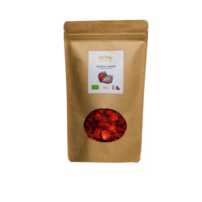 Organic freeze-dried strawberries