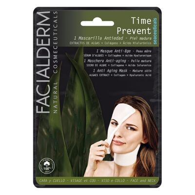 TIME PREVENT Anti-Aging-Gesichtsmaske - Algen