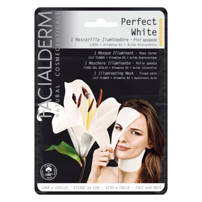 PERFECT WHITE Illuminating Face Mask - Lily Flower