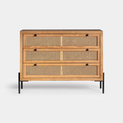 Brown Kenya Chest of drawers - 100x40x78cm