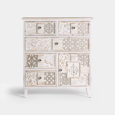 SMALL CASABLANCA CHEST OF DRAWERS - 80x28x90cm