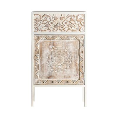 NEPAL BEDSIDE TABLE - 45x33x76cm