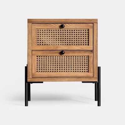 Brown kenya bedside table - 45x40x55cm