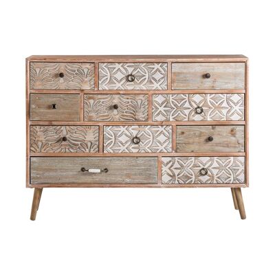 CHEST OF DRAWERS BALI - 120x33x88cm