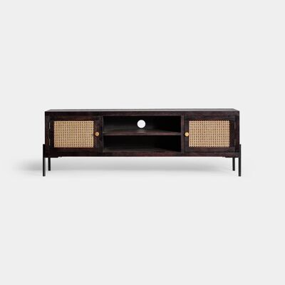 Black Kenia TV Stand - 150x40x50cm