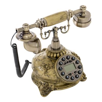 TELEFONO CLASSICO ORO - 22x25x32cm