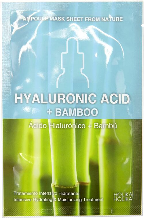 Mascarilla Ácido Hialurónico + Bambú
