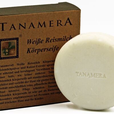 Tanamera® Weiße Reismilch Körperseife, 100g