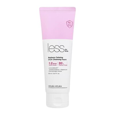 Less On Cleansing Foam Pelle sensibile con arrossamento