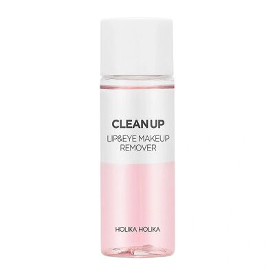 Clean Up Lip & Eye Make Up Remover. Biphasic make-up remover. Content 100 ml.