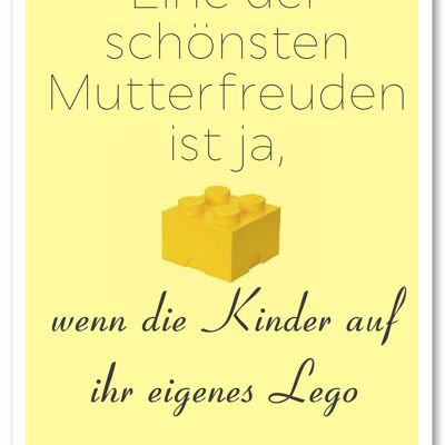 Postkarte "Mutterfreuden"