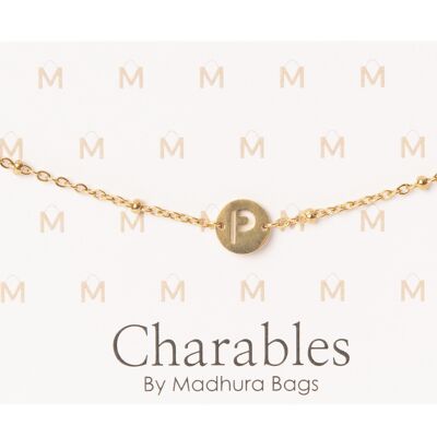 Bracciale iniziale P Goud