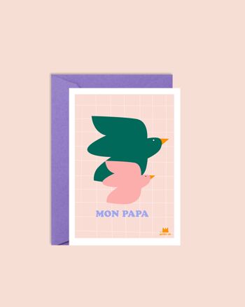 Carte fête des pères - Mon papa