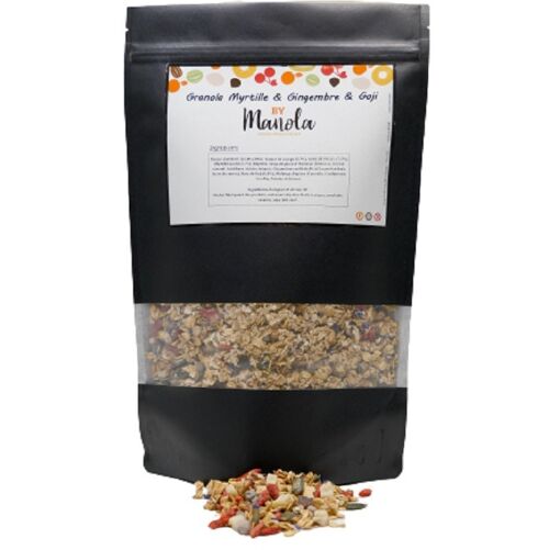 Sachet de 350 gr: Granola Myrtille & Gingembre