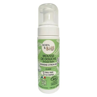 Mousse de douche Verveine Citron - Certifiée Bio