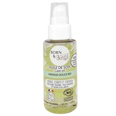 Organic Sweet Almond Care Oil - Certified Organic