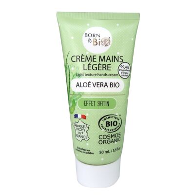 Light hand cream Aloe vera - Certified Organic