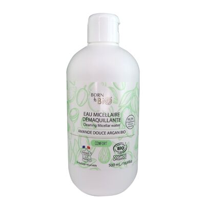 Micellar Water Normal to dry skin with Sweet Almond and Argan - Certified Organic