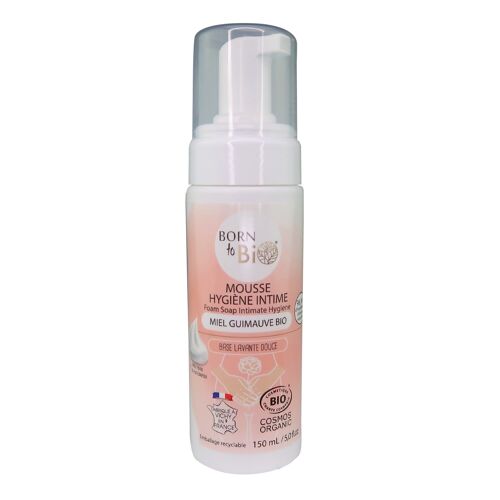 Mousse hygiène intime Miel Guimauve - Certifiée Bio