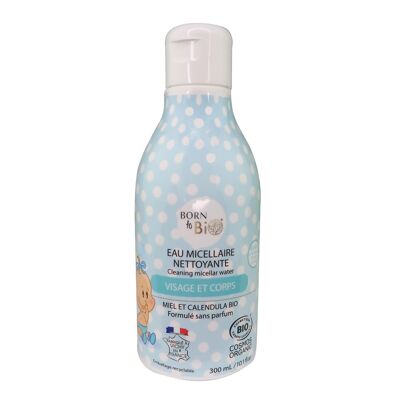 Agua micelar limpiadora Rostro y cuerpo -Certificado Orgánico