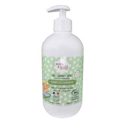 2in1 Body and Hair Washing Gel - Certified Organic