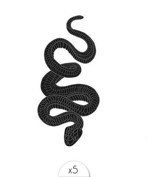 Tatouage éphémère : Serpent