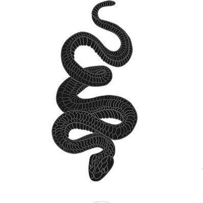 Tatouage éphémère : Serpent