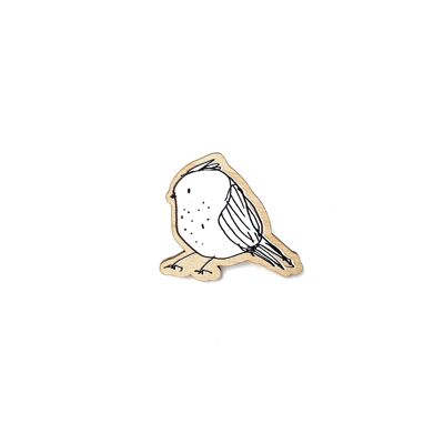 Wooden pin "Birdie"
