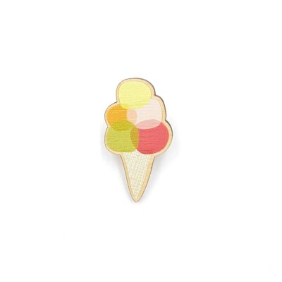 Wooden pin "Ice, Ice, Baby"
