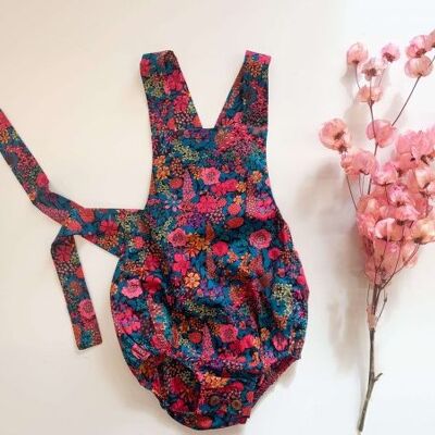 Bohdi Romper - Liberty London Blue 2 - 3 yrs