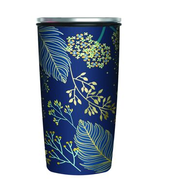 Bamboo slidecup-golden leaves gold