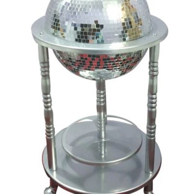 Silver glam globe