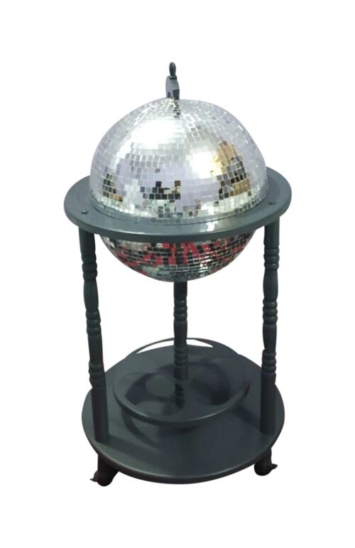 Dark grey glam globe