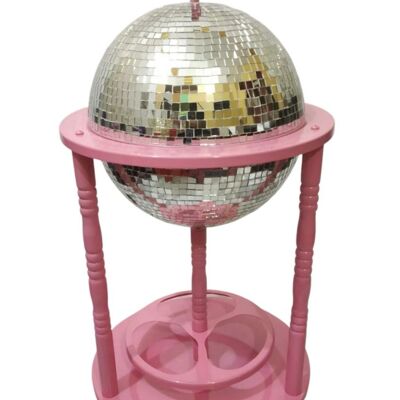 Baby pink glam globe