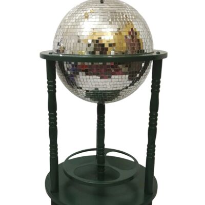 Green/silver tile glam globe